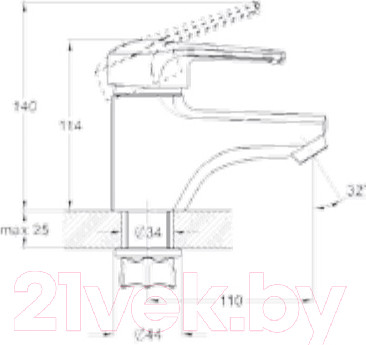 Изображение товара Смеситель G.Lauf LWZ1-A182