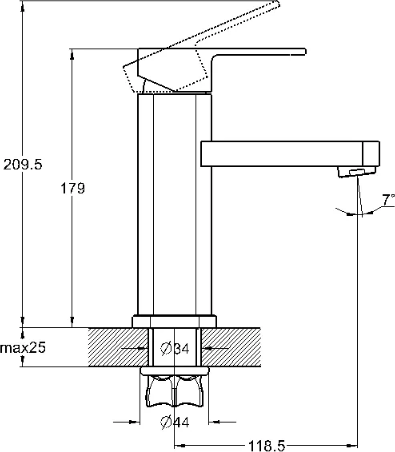 Изображение товара Смеситель G.Lauf NEB1-A123