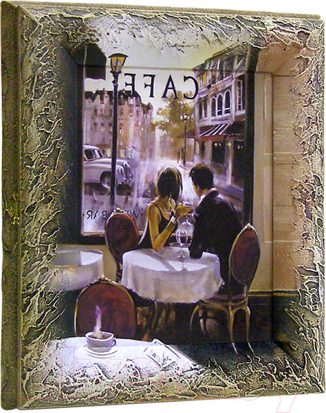 Изображение товара Ключница настенная Декарт Кафе для двоих 8Л0578