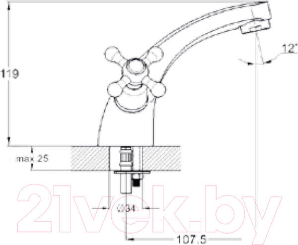 Изображение товара Смеситель G.Lauf QMT1-A722