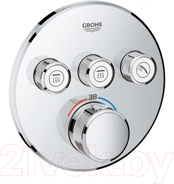 Изображение товара Внешняя часть смесителя скрытого монтажа GROHE SmartControl 29121000