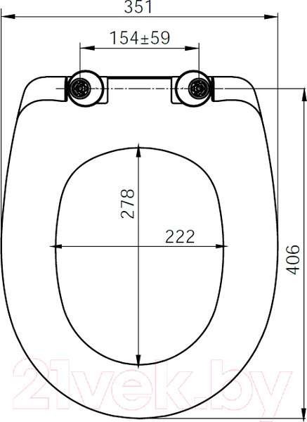 Изображение товара Сиденье для унитаза IDDIS ID 126 Dp Sc