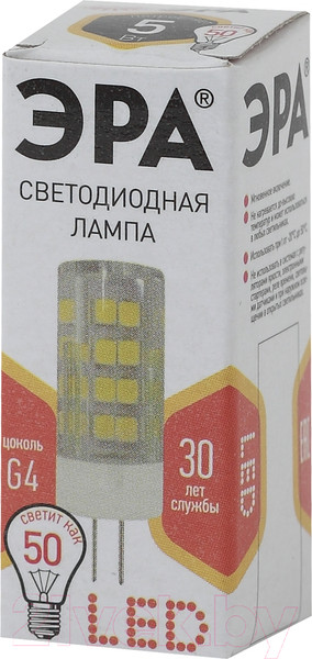 Изображение товара Лампа ЭРА smd JC-5w-220V-corn, ceramics-827-G4 / Б0027857