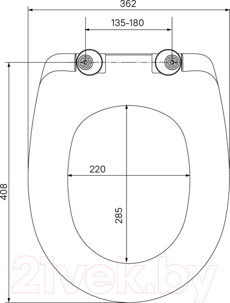 Изображение товара Сиденье для унитаза IDDIS ID 136 Dp Sc