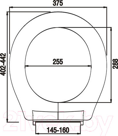 Изображение товара Сиденье для унитаза Milardo 010PP00M31