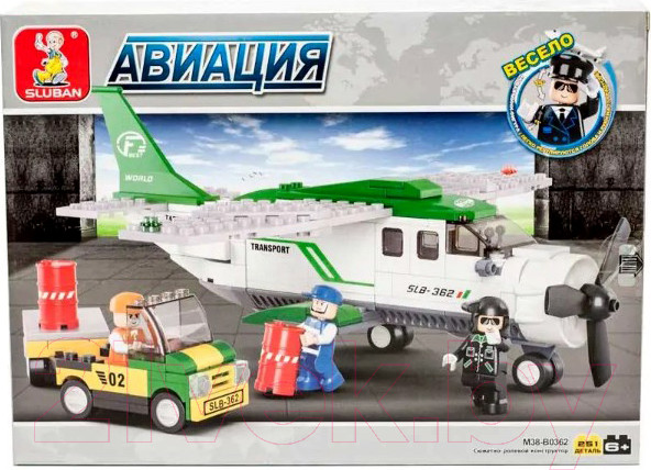 Изображение товара Конструктор Sluban Транспортный самолет / M38-B0362