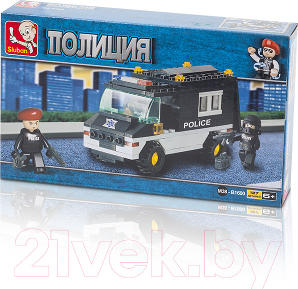 Изображение товара Конструктор Sluban Патрульная машина / M38-B1600