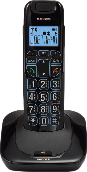 Изображение товара Беспроводной телефон Texet TX-D7505A (черный)