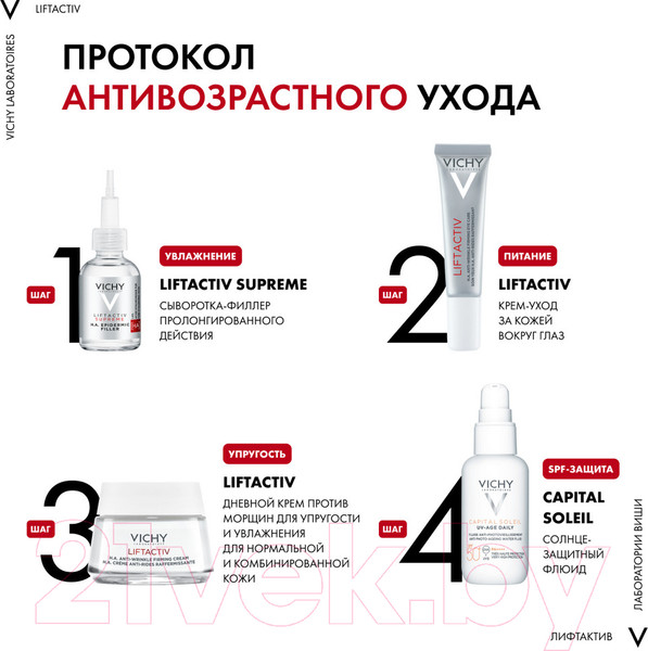 Изображение товара Крем для лица Vichy Liftactiv Supreme против морщин для нормальной кожи (50мл)