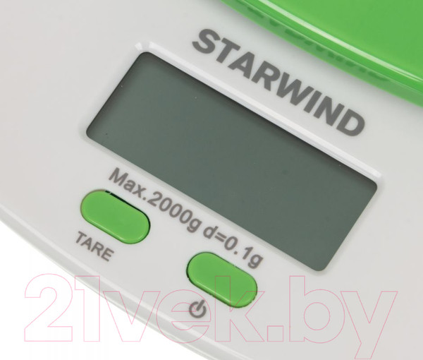 Изображение товара Кухонные весы StarWind SSK2155 (зеленый)