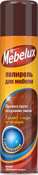 Изображение товара Полироль для мебели Mebelux С антистатиком (300см3)
