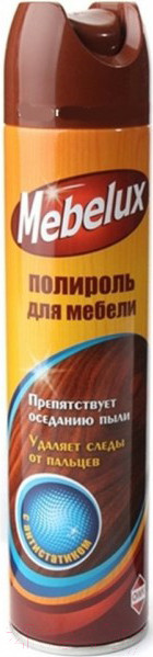 Изображение товара Полироль для мебели Mebelux С антистатиком (300см3)