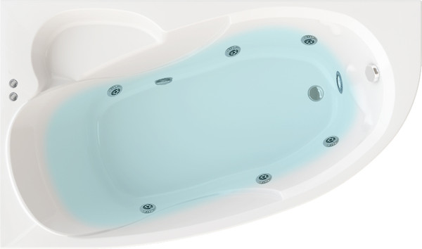 Изображение товара Ванна акриловая Triton Изабель 170x100 L Базовая (с гидромассажем)