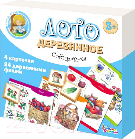 Изображение товара Развивающая игра Десятое королевство Лото Собирай-ка / 01951