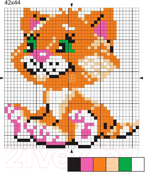 Изображение товара Набор для вышивания Десятое королевство Котенок / 01184