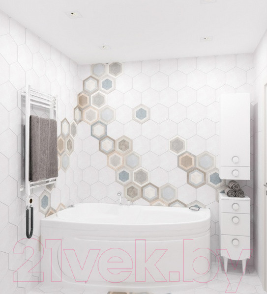 Изображение товара Ванна акриловая Triton Изабель 170x100 R Стандарт (с гидромассажем)