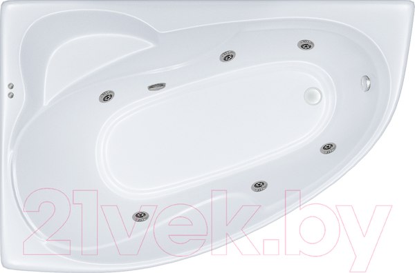 Изображение товара Ванна акриловая Triton Кайли 150x100 R Базовая (с гидромассажем)