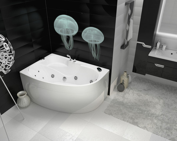 Изображение товара Ванна акриловая Triton Кайли 150x100 R Стандарт (с гидромассажем)