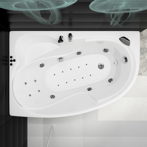 Изображение товара Ванна акриловая Triton Кайли 150x100 R Стандарт (с гидромассажем)