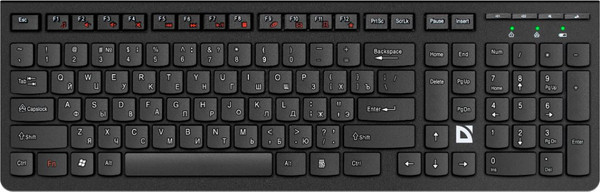 Изображение товара Клавиатура Defender UltraMate SM-535 RU / 45535 (черный)