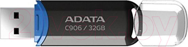 Изображение товара USB flash накопитель A-data C906 32 Гб Black (AC906-32G-RBK)