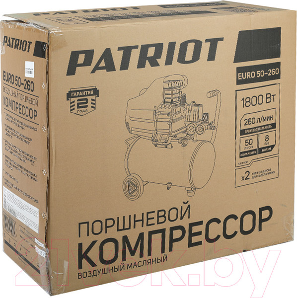 Изображение товара Воздушный компрессор PATRIOT Euro 50/260