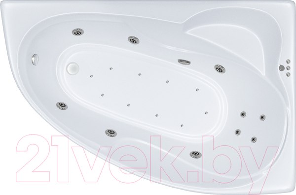 Изображение товара Ванна акриловая Triton Николь 160x100 L Люкс (с гидромассажем)