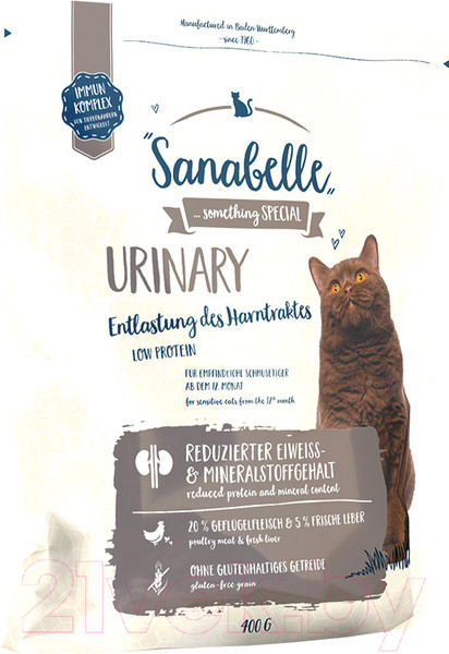 Изображение товара Сухой корм для кошек Bosch Petfood Sanabelle Urinary (400г)