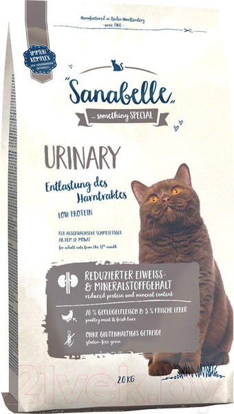 Изображение товара Сухой корм для кошек Bosch Petfood Sanabelle Urinary (2кг)