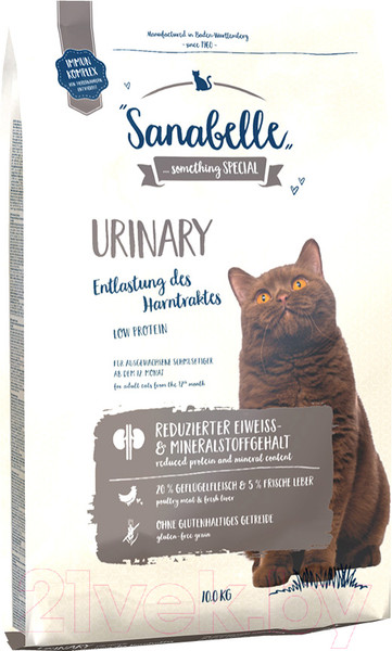 Изображение товара Сухой корм для кошек Bosch Petfood Sanabelle Urinary (10кг)