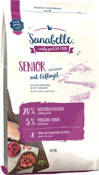 Изображение товара Сухой корм для кошек Bosch Petfood Sanabelle Senior (2кг)