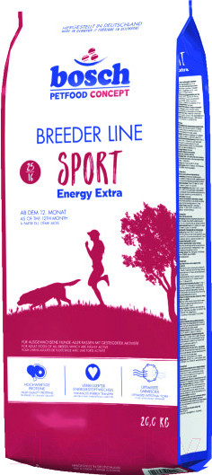 Изображение товара Сухой корм для собак Bosch Petfood Breeder Sport (20кг)