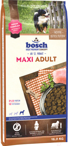 Изображение товара Сухой корм для собак Bosch Petfood Maxi Adult (15кг)