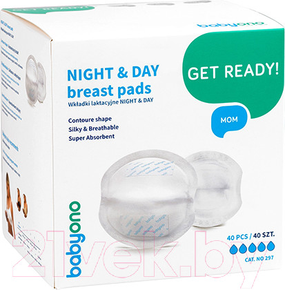 Изображение товара Прокладки для бюстгальтера BabyOno День/Ночь 297 (40шт)