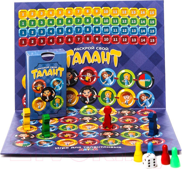 Изображение товара Настольная игра Play Land Раскрой свой талант / L-169