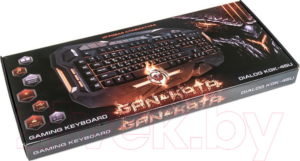 Изображение товара Клавиатура Dialog Gan-Kata KGK-45U (черный)
