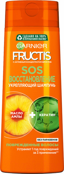Изображение товара Шампунь для волос Garnier Fructis SOS восстановление укрепляющий (250мл)