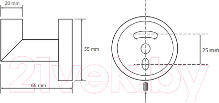 Изображение товара Крючок для ванной Bemeta 104206020