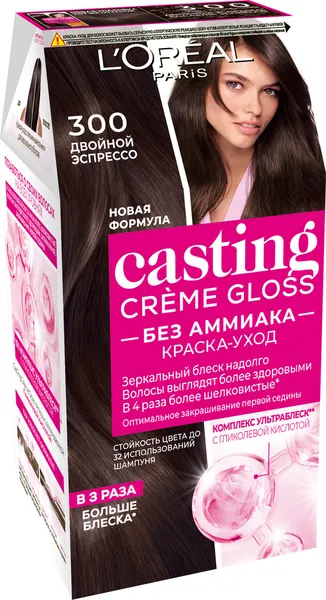 Крем-краска для волос L'Oreal Paris Casting Creme Gloss 300 (двойной эспрессо)