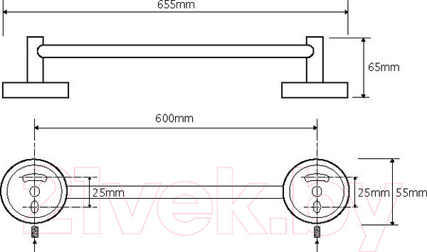 Изображение товара Держатель для полотенца Bemeta 104104042