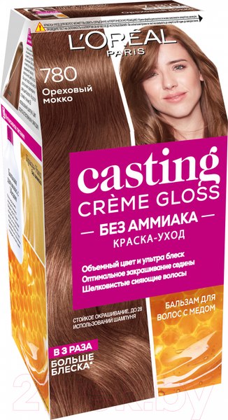 Изображение товара Крем-краска для волос L'Oreal Paris Casting Creme Gloss 780 (ореховый мокко)
