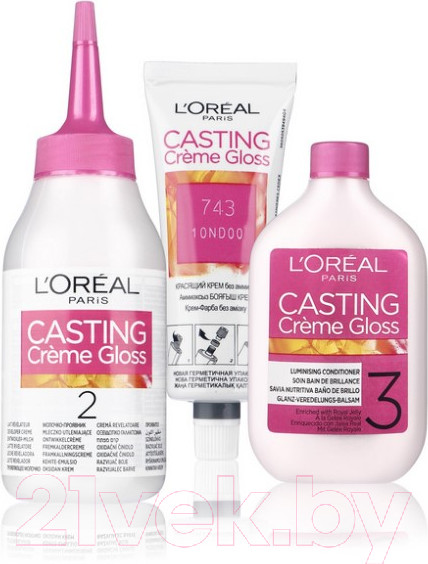 Изображение товара Крем-краска для волос L'Oreal Paris Casting Creme Gloss 600 (темно-русый)