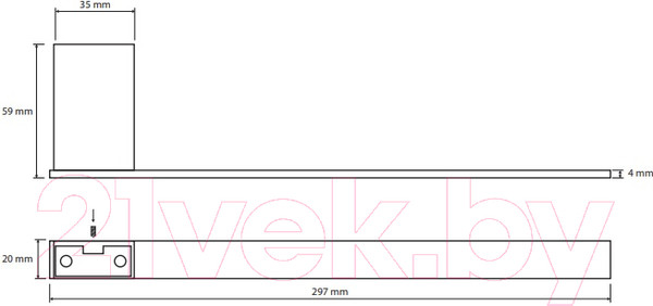 Изображение товара Держатель для полотенца Bemeta 135004043