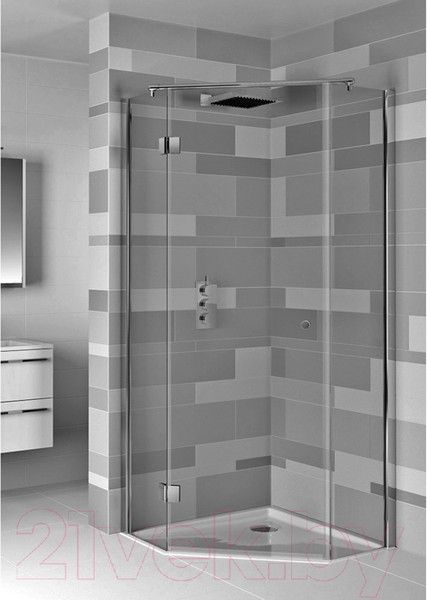 Изображение товара Душевой уголок Riho Scandic W301 / GSET-GSM97834 (90x90, левая)