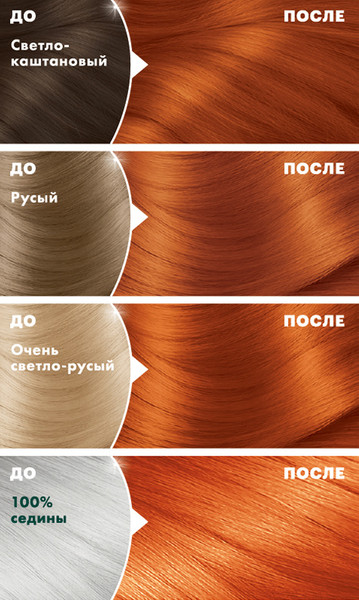 Изображение товара Крем-краска для волос Garnier Color Naturals Creme 7.40 (пленительный медный)