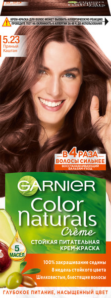 Изображение товара Крем-краска для волос Garnier Color Naturals Creme 5.23 (розовое дерево)