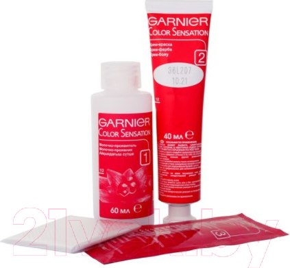 Изображение товара Крем-краска для волос Garnier Color Sensation 901 (серебристый блонд)