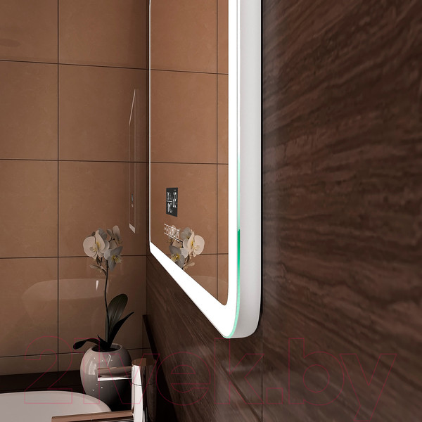 Изображение товара Зеркало Континент Demure Led 90x70 (с музыкальным блоком, подогревом)