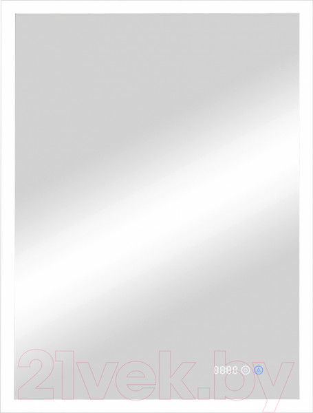 Изображение товара Зеркало Континент Sevilla Led 60x80 (с часами)