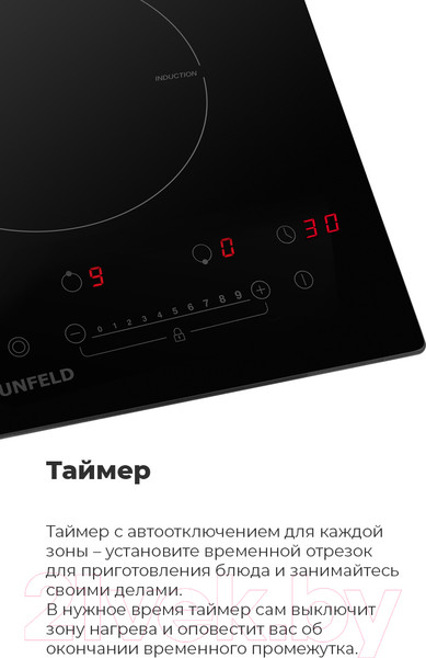 Изображение товара Электрическая варочная панель Maunfeld EVCE.292F.D-BK